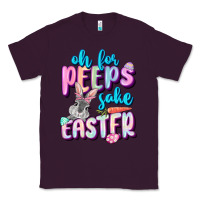Plum Oh for peeps sake Easter Day Classic Tee - CowGirlArtShop