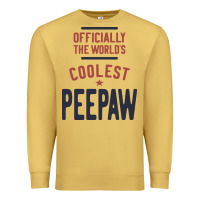 Officially The World's Coolest Peepaw | Mens Gift Premium Sweatshirt | Teevron