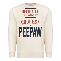 Sandshell Officially The World's Coolest Peepaw | Mens Gift Premium Sweatshirt - artisFamous