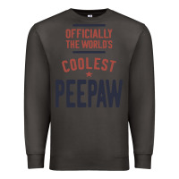 Smoke Officially The World's Coolest Peepaw | Mens Gift Premium Sweatshirt - artisFamous