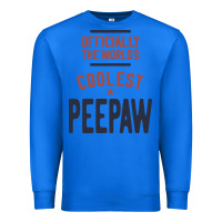 True Royal Officially The World's Coolest Peepaw | Mens Gift Premium Sweatshirt - artisFamous