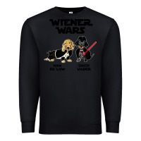 Black wiener wars funny dachshund Premium Sweatshirt - artisFamous