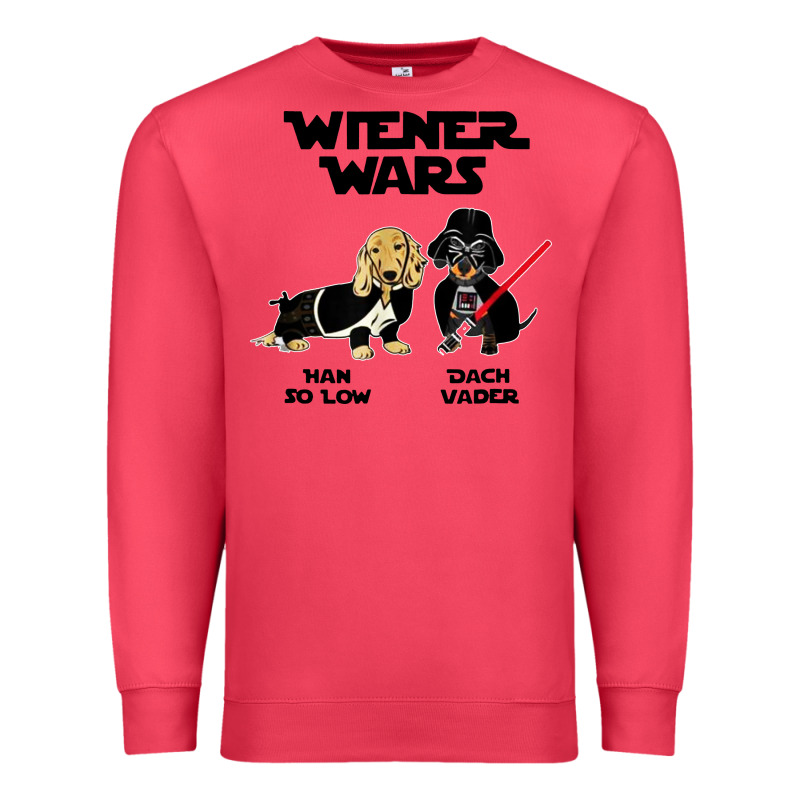 Wiener Wars Funny Dachshund Premium Sweatshirt by artisFamous | Teevron