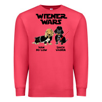 Cardinal wiener wars funny dachshund Premium Sweatshirt - artisFamous