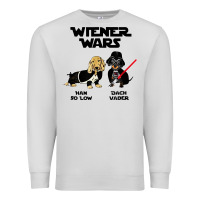 Dove Grey wiener wars funny dachshund Premium Sweatshirt - artisFamous
