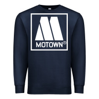 Navy motown merch record Premium Sweatshirt - artisFamous