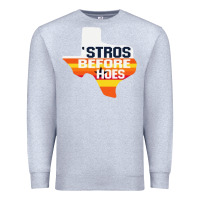 Heather Grey stros before hoes Premium Sweatshirt - artisFamous