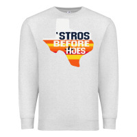 Oatmeal Heather stros before hoes Premium Sweatshirt - artisFamous