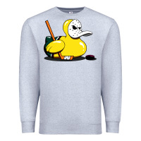 Heather Grey mighty rubber ducky Premium Sweatshirt - artisFamous