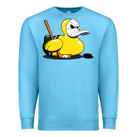 Ocean Blue mighty rubber ducky Premium Sweatshirt - artisFamous