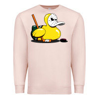 Pale Pink mighty rubber ducky Premium Sweatshirt - artisFamous
