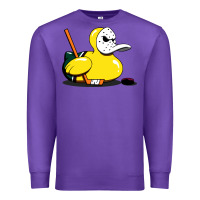 Purple mighty rubber ducky Premium Sweatshirt - artisFamous
