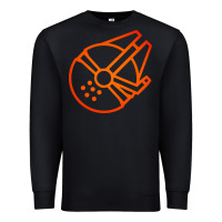 Black millennium falcon Premium Sweatshirt - artisFamous