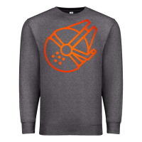 Charcoal Heather millennium falcon Premium Sweatshirt - artisFamous