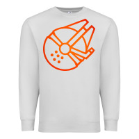 Dove Grey millennium falcon Premium Sweatshirt - artisFamous