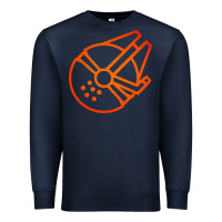 Navy millennium falcon Premium Sweatshirt - artisFamous