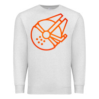 Oatmeal Heather millennium falcon Premium Sweatshirt - artisFamous