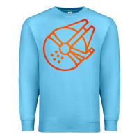 Ocean Blue millennium falcon Premium Sweatshirt - artisFamous