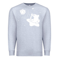 Heather Grey kirby gamer geek snes Premium Sweatshirt - artisFamous