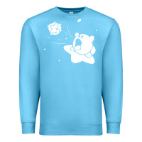 Ocean Blue kirby gamer geek snes Premium Sweatshirt - artisFamous