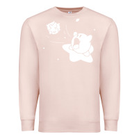 Pale Pink kirby gamer geek snes Premium Sweatshirt - artisFamous