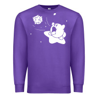 Purple kirby gamer geek snes Premium Sweatshirt - artisFamous