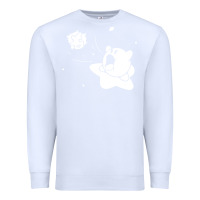 White kirby gamer geek snes Premium Sweatshirt - artisFamous