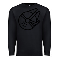 Black millennium falcon Premium Sweatshirt - artisFamous