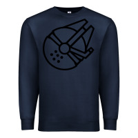 Navy millennium falcon Premium Sweatshirt - artisFamous