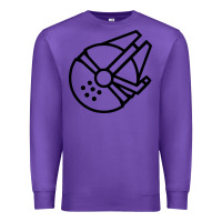 Purple millennium falcon Premium Sweatshirt - artisFamous