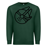 Sports Green millennium falcon Premium Sweatshirt - artisFamous