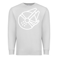Dove Grey millennium falcon Premium Sweatshirt - artisFamous