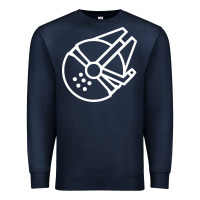 Navy millennium falcon Premium Sweatshirt - artisFamous