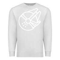 Oatmeal Heather millennium falcon Premium Sweatshirt - artisFamous