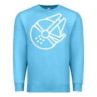 Ocean Blue millennium falcon Premium Sweatshirt - artisFamous
