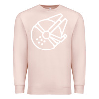Pale Pink millennium falcon Premium Sweatshirt - artisFamous