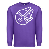 Purple millennium falcon Premium Sweatshirt - artisFamous