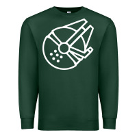 Sports Green millennium falcon Premium Sweatshirt - artisFamous