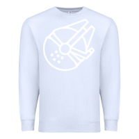 White millennium falcon Premium Sweatshirt - artisFamous