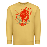 Antique Gold punk samurai Premium Sweatshirt - artisFamous