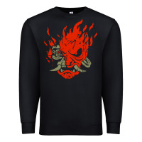 Black punk samurai Premium Sweatshirt - artisFamous