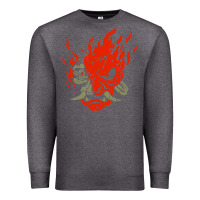 Charcoal Heather punk samurai Premium Sweatshirt - artisFamous
