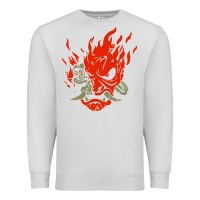 Dove Grey punk samurai Premium Sweatshirt - artisFamous