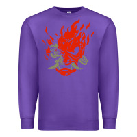 Purple punk samurai Premium Sweatshirt - artisFamous