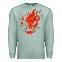 Seafoam punk samurai Premium Sweatshirt - artisFamous