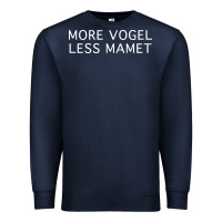 Navy more vogel less mamet Premium Sweatshirt - artisFamous