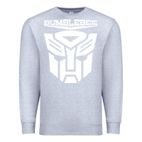 Heather Grey bumblebee strong Premium Sweatshirt - artisFamous