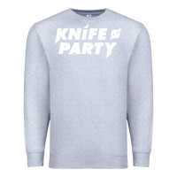 Heather Grey knife party Premium Sweatshirt - artisFamous