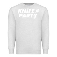 Oatmeal Heather knife party Premium Sweatshirt - artisFamous