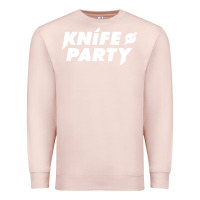 Pale Pink knife party Premium Sweatshirt - artisFamous